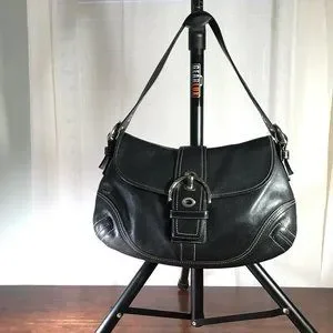 美品　COACH Soho Hobo Shoulder Bag Leather Coach Soho Hobo Leather Bag!